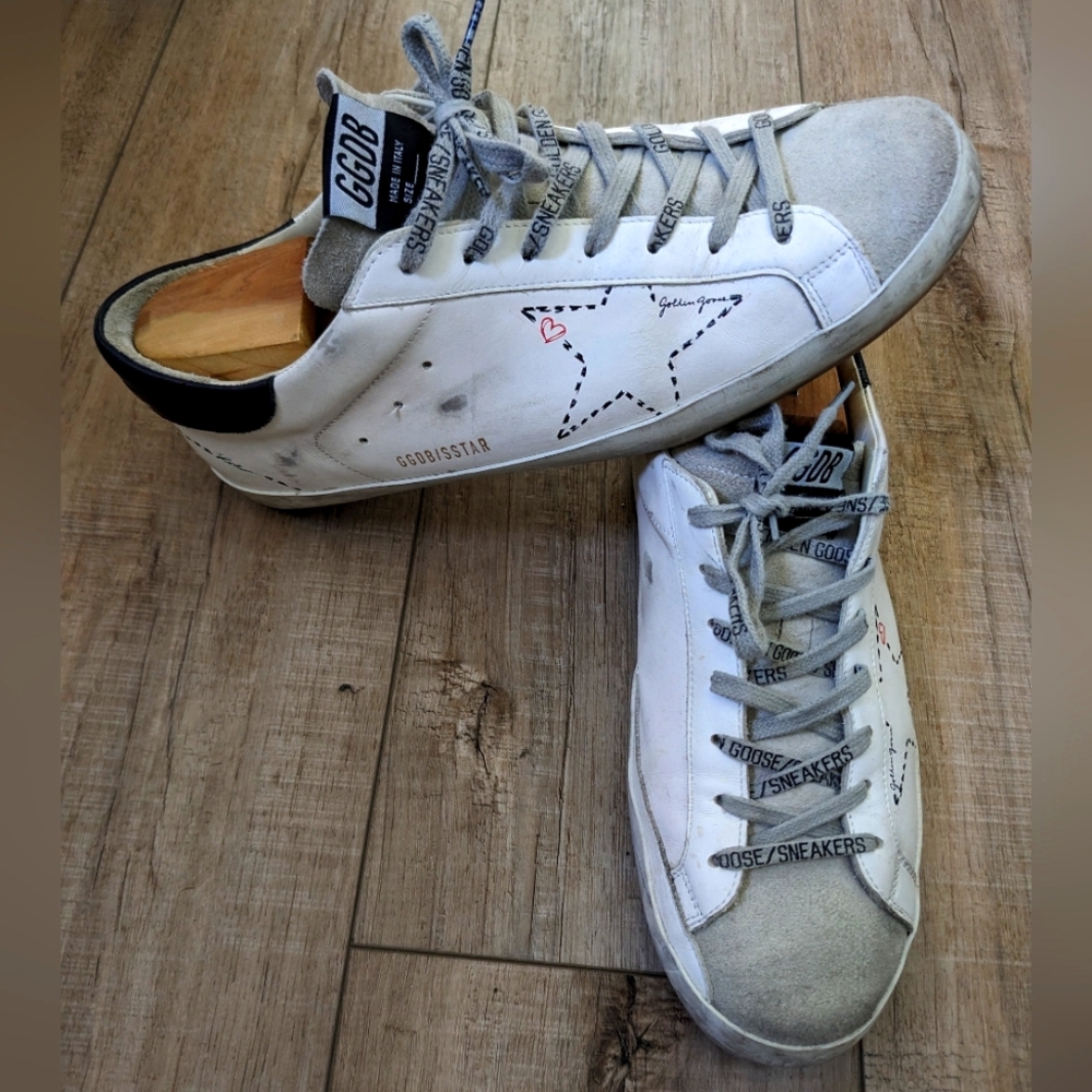 Golden Goose Super-Star Dotted Heart